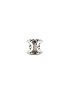 Marina White Gold Diamonds Sapphires Ring