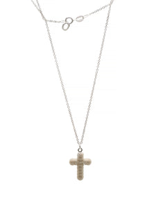 RiccioReloaded Mariella  Silver Cross  Necklace